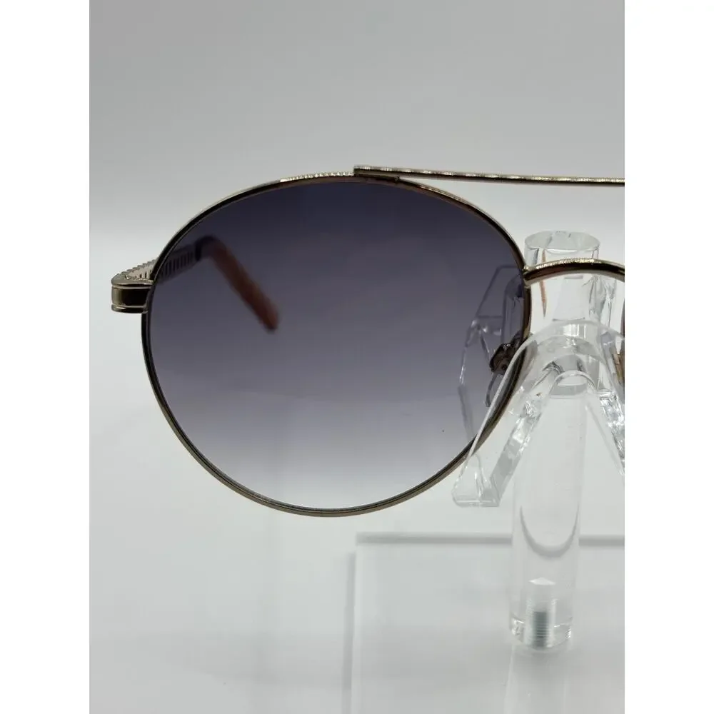 Steve Madden Aviator Sunglasses Gold Blue Gradient Lens